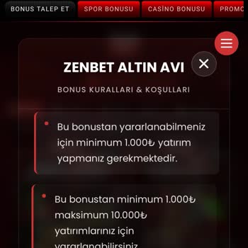 Zenbet Bonus Şartları Nedeniyle 18.000 TL Ödenmemesi