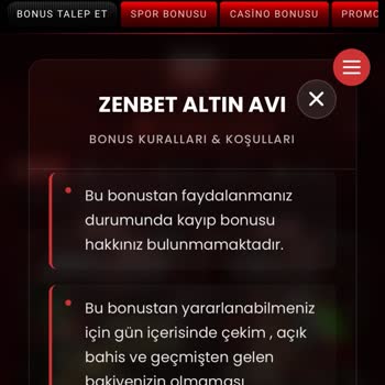Zenbet Bonus Şartları Nedeniyle 18.000 TL Ödenmemesi