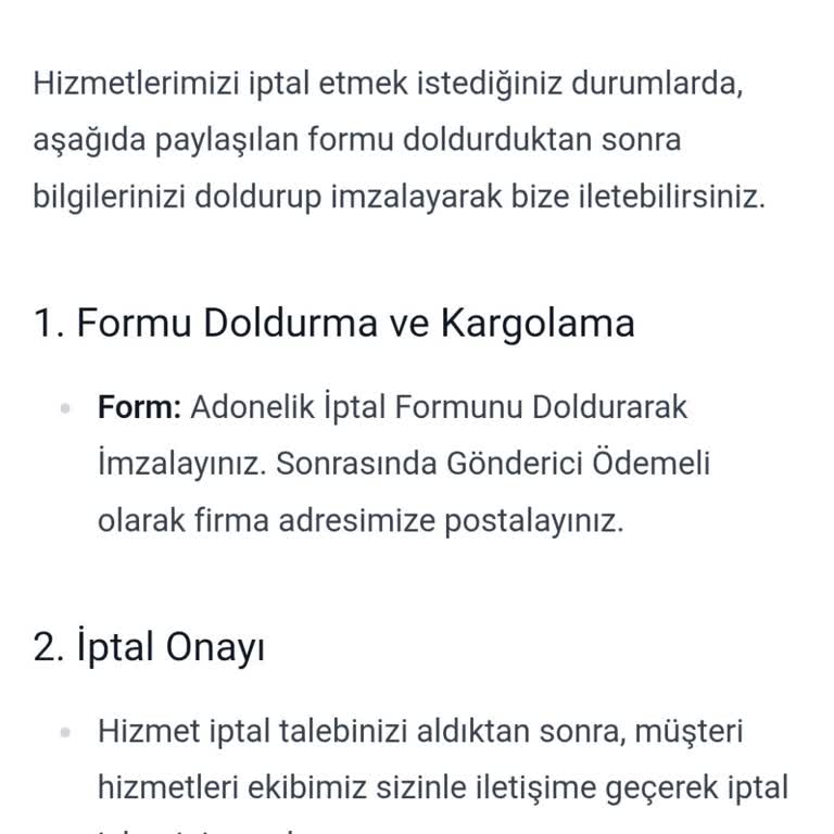 Turbonet İptal İşlemlerinde Dijital Seçenek Yok, Form ve Kargo Zorunluluğu