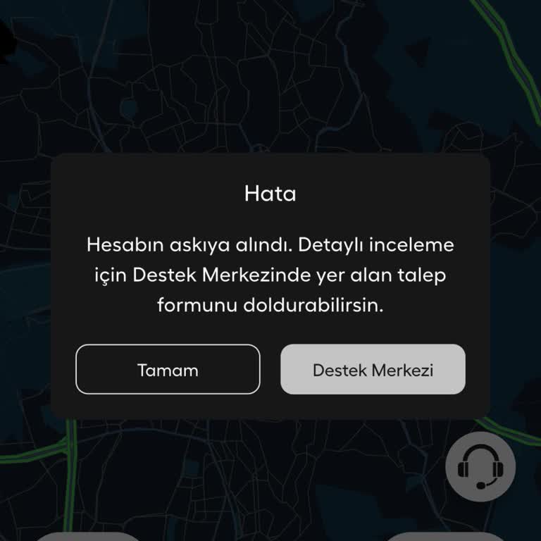 Martı Tag Sürücü Hesabım Açıklama Olmadan Askıya Alındı Ve Destek Yanıtı Vermiyor