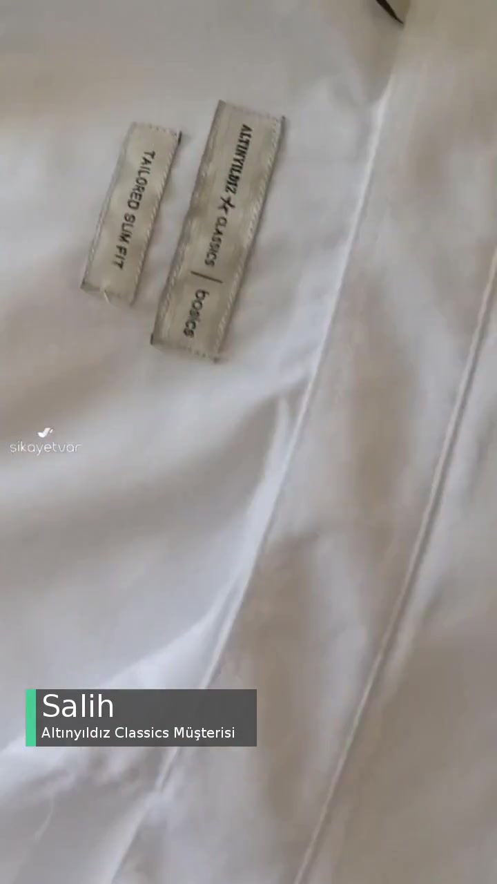 Altınyıldız Classics Slimfit Gömleğin Hali videonun kapak resmi