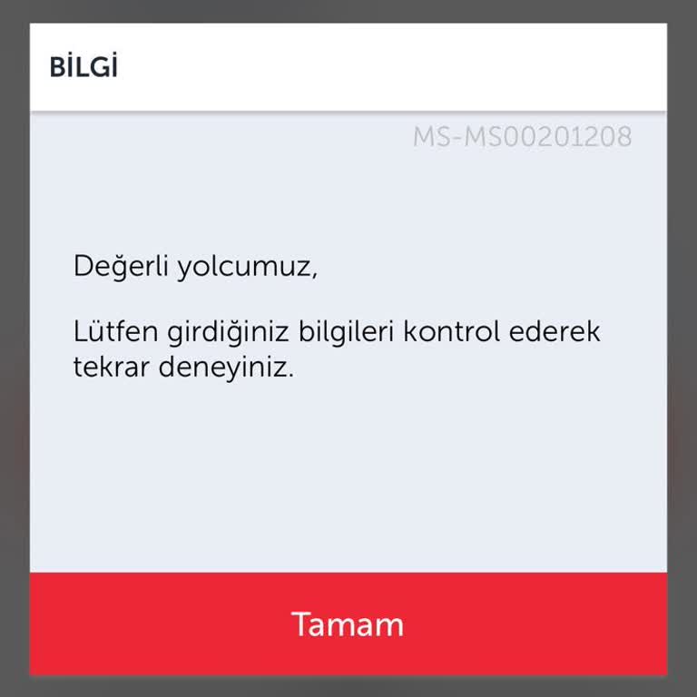 Miles&Smiles Üyelik Birleştirme Hatası Ve Mobil Uygulama Erişimi Sorunu