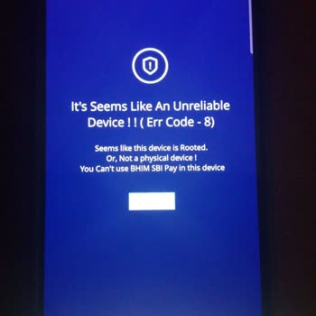 My BHIM SBI Pay App Not Working