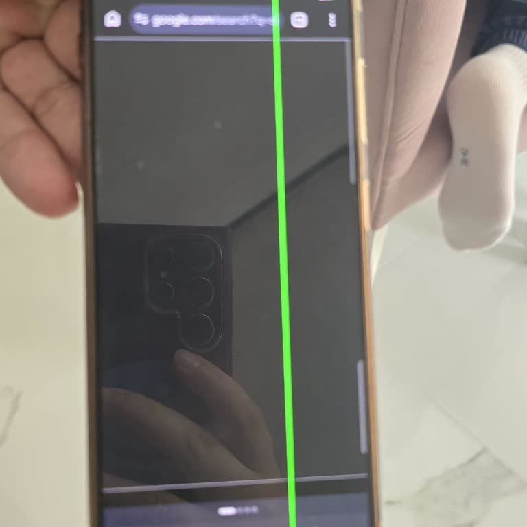 Samsung S21 Ekranında Yeşil Dikey Çizgi Ve Ücretsiz Tamir Talebi