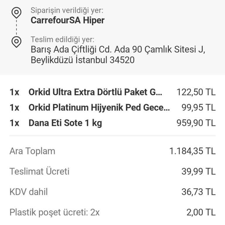 Et Sote Kalitesi Ve İade İşlemi Gecikmesi