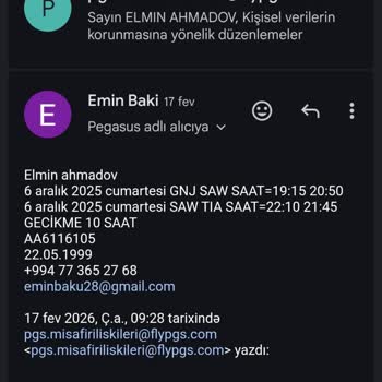 Pegasus Gecikme Tazminatı Ve İş Kaybı Ödemesinin Alınmaması