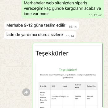 Teslimat Gecikmesi, Eksik Ve Yanlış Bedenli Ürünlerle İletişimsiz Kalınması
