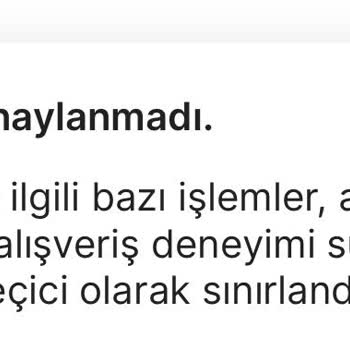 Hepsiburada Hesabım İptal Ve İade Hakları Nedeniyle Açıklama Olmadan Kısıtlandı