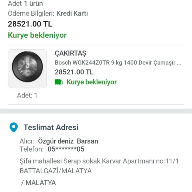 Teslim Edilmeyen Çamaşır Makinesi Ve Uzayan İade Süreci