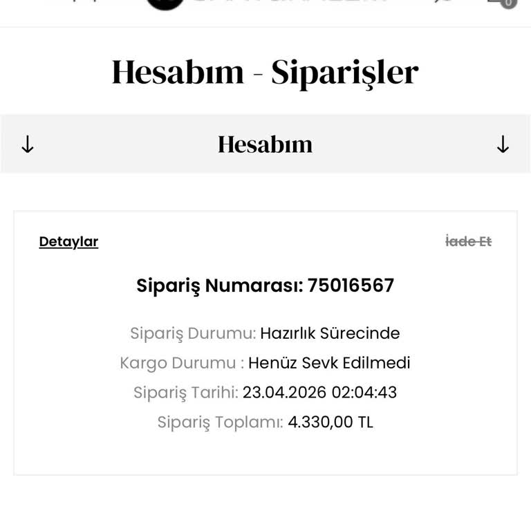 Faber Kurşun Kalem Siparişi Kargoya Verilmedi Ve Müşteri Memnuniyeti Sarsıldı