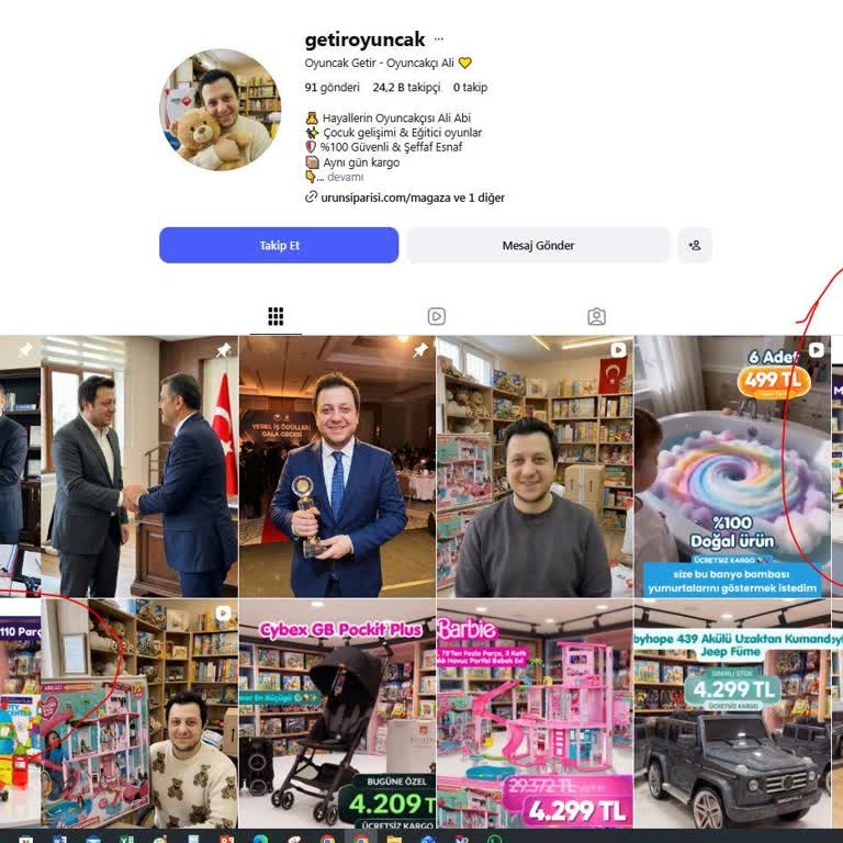 @Getiroyuncak Instagram Üzerinden Alınan Oyun Setinin Teslimatı Ve İadesi İçin Açıklama Talebi