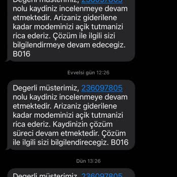 Vodafone Evde İnternet Kesintisi Ve Fatura İadesi Talebi