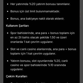 Bonus Şartına Rağmen Keyfi Çekim Reddi