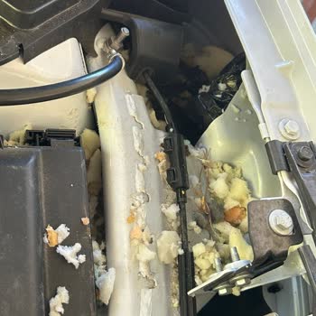 Ford Kuga Sol Çamurluk Ses Yalıtım Süngeri Kısa Sürede İki Kez Yırtıldı