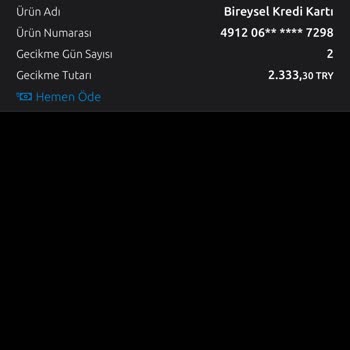 İade Tutarının Gecikmesi Ve Kredi Notuma Olumsuz Etki