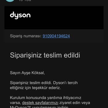 Dyson Süpürge Bağlantı Parçasının Kısa Sürede Kırılması Ve Garanti Reddi