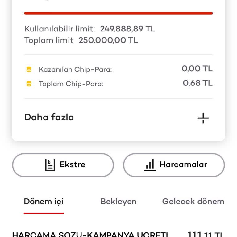 Harcamalar İçin Alınan Haksız Kampanya Ücreti İadesi Talebi