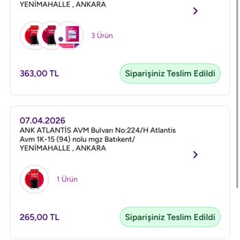 Gratis Atlantis AVM'de İptal Edilen Ruj Siparişinin Ücreti İade Edilmedi