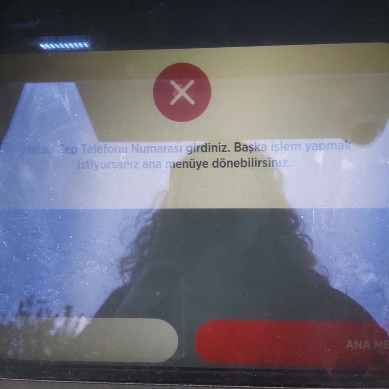 Ziraat Bankası ATM'inde Hatalı Cep Telefonu Uyarısı Nedeniyle 5.000 TL İade Alamama