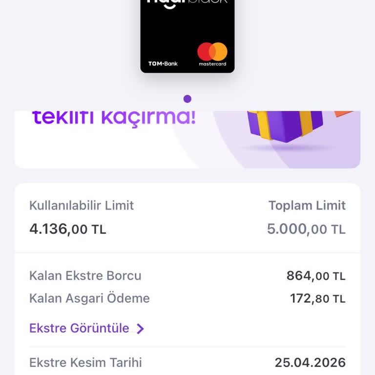 Kullanılmayan Hadi Kart İçin 825.000 TL Yıllık Aidatın Haksız Kesilmesi
