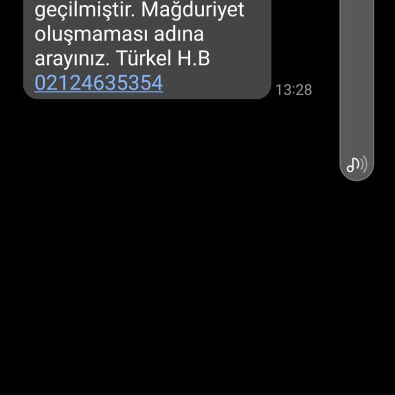 Sahte Dava Tehdidi İçeren SMS Ve Şüpheli Numara İçin Hızlı İnceleme Talebi