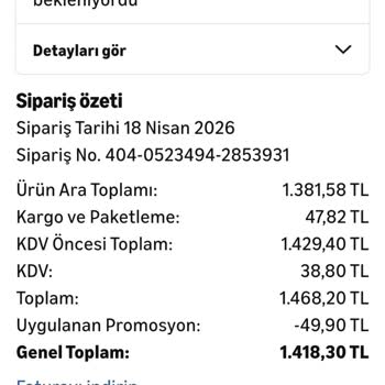 Stokta Görünen Ampul Siparişim Gönderilmedi Ve Çözüm Bekliyorum