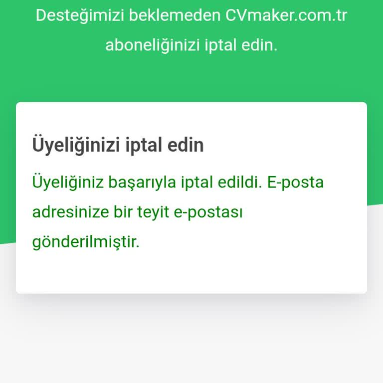 CV Maker’dan İzinsiz 348 TL Çekim Şikayeti