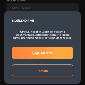 Uption Hesabımda Açıklamasız Kısıtlama Ve Cevapsız Müşteri Hizmetleri