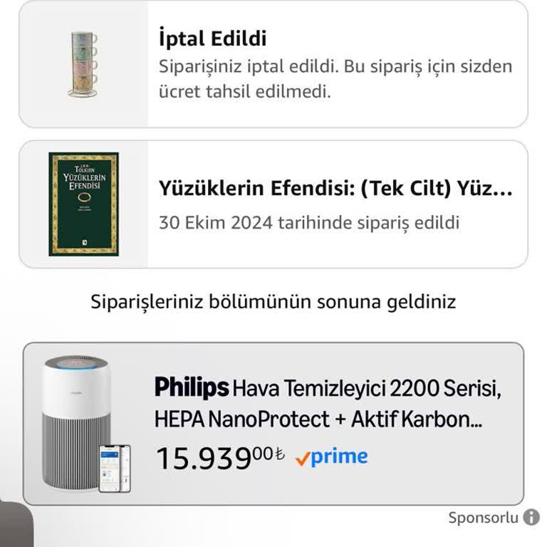Amazon’da İptal Edilen Siparişin 500 TL İadesi Alınmadı
