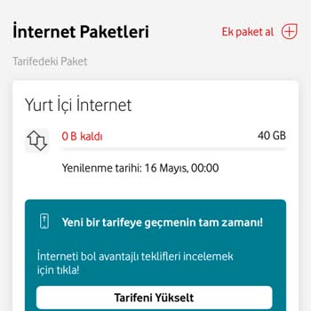 Vodafone Şubesinde Sınırsız Sosyal Medya Paketi Yanıltıcı Bilgilendirme