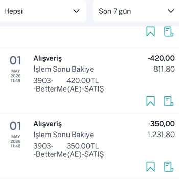 Betterme Uygulamasından İzinsiz Ücret Çekimi Ve Acil İade Talebi