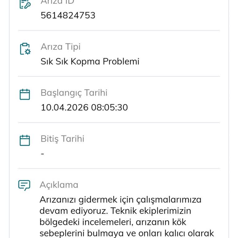 53 Arıza Kaydı Sonrası Kesilen İnternet Ve Öğrencinin Eğitimine Darbe
