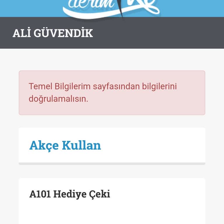Benderimki.com Her Çekim Talebinde Sistem Uyarı Veriyor