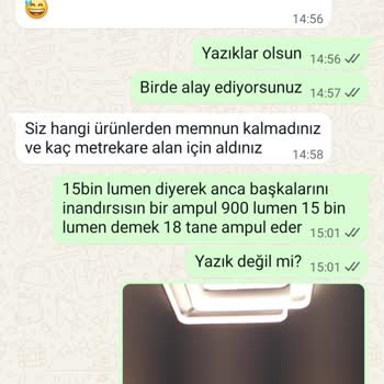 Yanıltıcı Lumen Değeri Ve Ciddiyetsiz Müşteri Desteği
