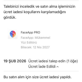 İptal Edilen Faceapp Aboneliği İçin 1000 TL İzinsiz Çekim Ve İade Reddi