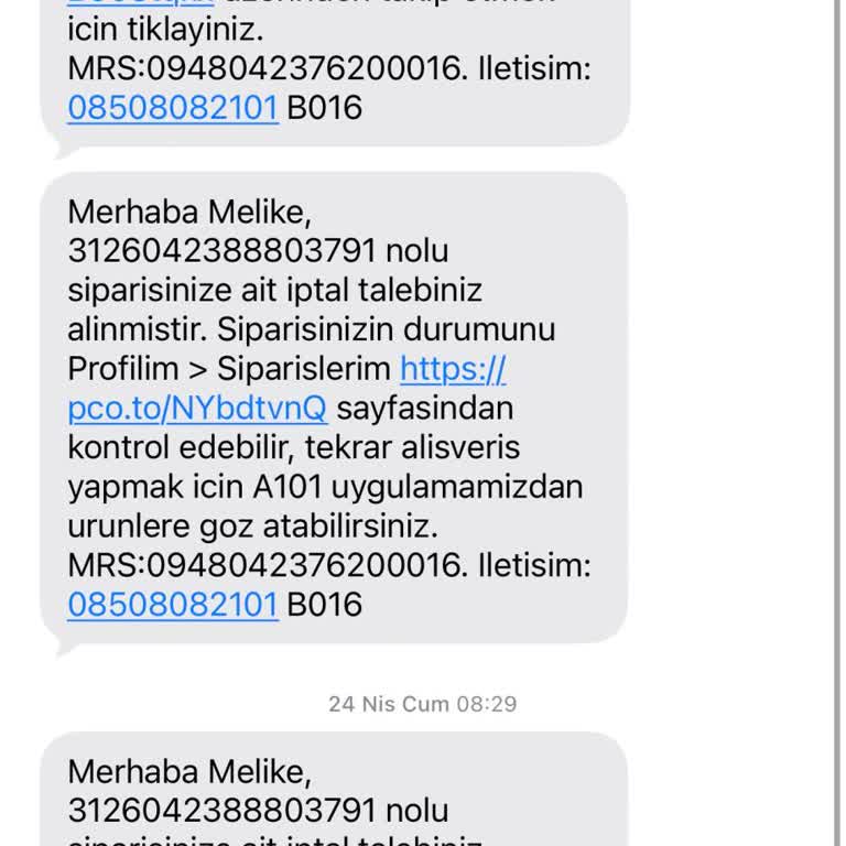 İptal Talebim Reddedildi Ve İade Süreci Çözülmedi: A101 Mağduriyeti