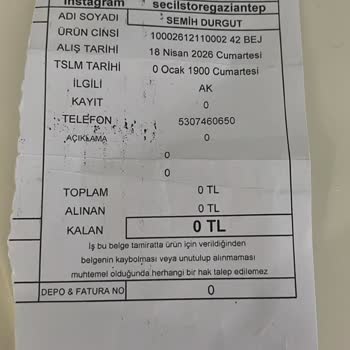 Kısa Ceket İçin İade Reddi Ve Zorunlu Fiş Teklifi