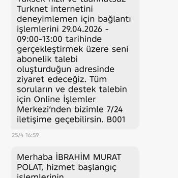 Kurulum Sonrası İnternet Kesintisi Ve Müşteri Desteği Cevapsızlığı