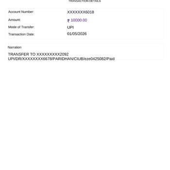 XM Deposit Not Credited After ₹10,000 UPI Payment Under Review