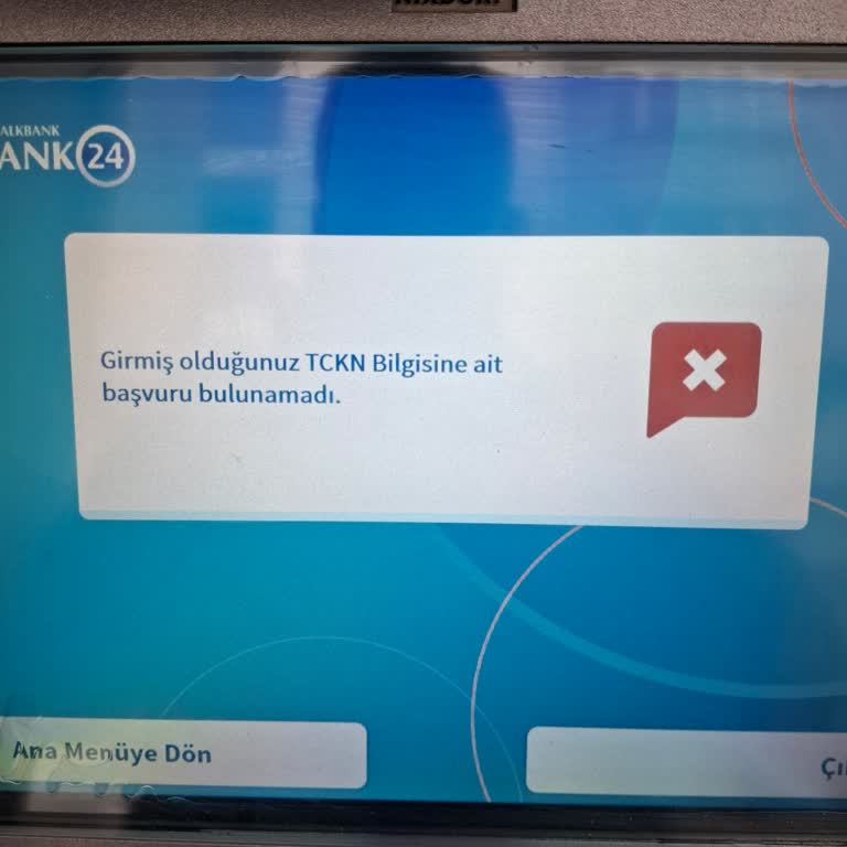 Halkbank ATM'den İade Edilmemiş 5.000 TL TOKİ Başvuru Bedeli