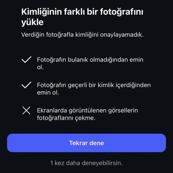 Instagram Hesabım Haksız Şekilde Kapatıldı, Kimlik Doğrulama Reddi