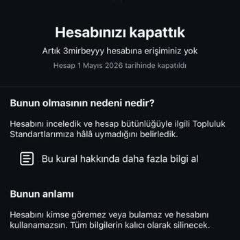 Instagram Hesabım Haksız Şekilde Kapatıldı, Kimlik Doğrulama Reddi