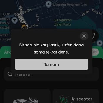 Martı Tag Uygulamasında Araç Çağırma Hatası Sürekli Tekrarlanıyor