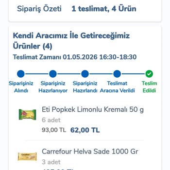 Carrefour’dan Gelen Atıştırmalıkların Gramajı Eksik Değişim Talebi