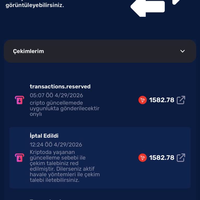 Efsino’da 23 Bin TL’lik Kripto Çekimimin Gecikmesi Ve Güven Sorunu