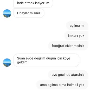Erken Gönderilen Deri Ceket İçin Haksız İade Talebi
