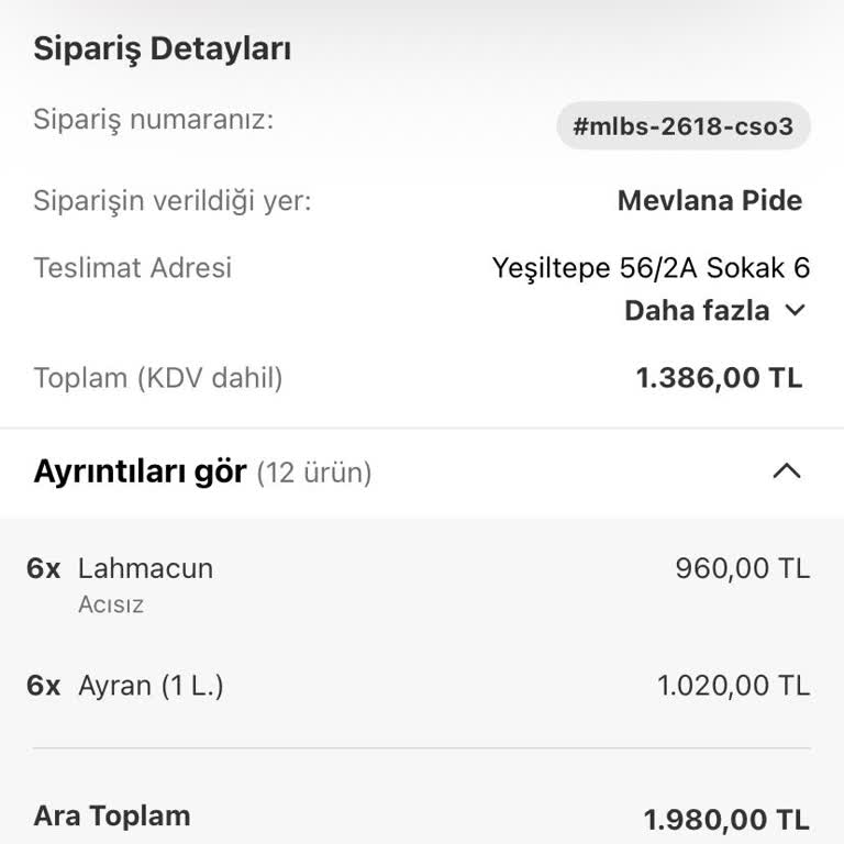 Canlı Destek Yokluğu Ve Fazla Ayran Ücret İadesi Sorunu