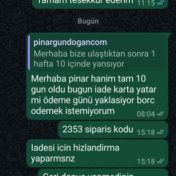 İade Edilen Ürünlerin Para İadesi Yapılmıyor Ve Yanıt Alınamıyor