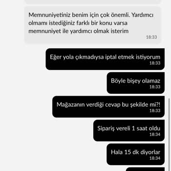 Trendyol GO İle Uzun Süreli Teslimat Gecikmesi Ve İptal Talebinin Reddedilmesi