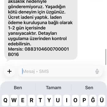 Siparişim Açıklama Olmadan İptal Edildi Ve Bir Saat Bekletildim